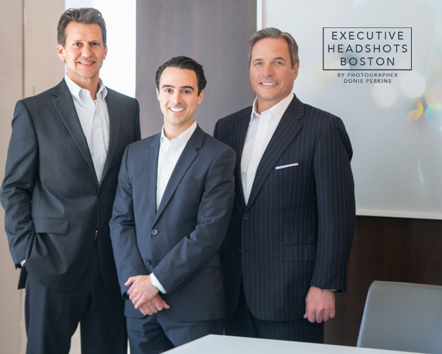 executive headshots Boston group